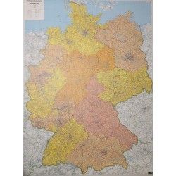 5-stellige  Postleitzahlenkarte  Deutschland 1:700.000