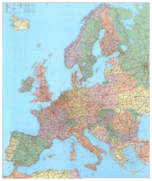 Karte Europa Statistisch