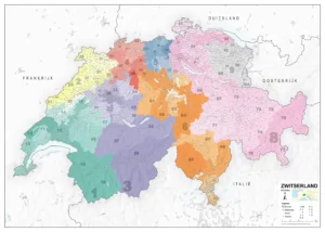 Postleitzahlenkarte Schweiz