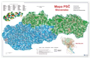 Postleitzahlenkarte Slowakei