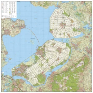 Topografische Kaart Flevoland XL