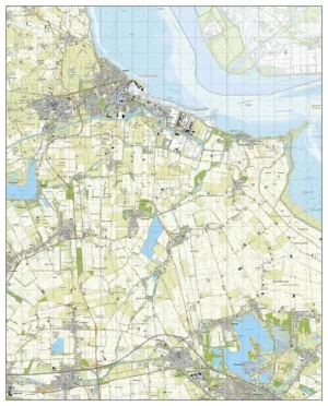 Topografische Kaart TOP25 (Delfzijl, Appingedam, Scheemda, Zuidbroek, Siddeburen, Midwolda)