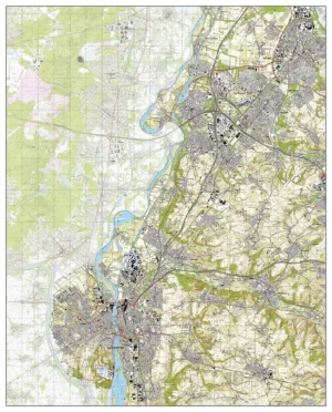 Topografische Kaart TOP25 (Maastricht, Sittard, Geleen, Stein, Beek, Elsloo)