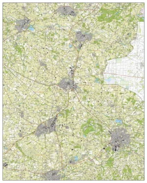Topografische Kaart TOP25 (Winterswijk, Aalten, Lichtenvoorde, Eibergen, Groenlo, Neede)