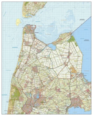 Topografische Kaart TOP50 (Alkmaar, Heerhugowaard, Hoorn, Den Helder, Schagen, Zwaag)